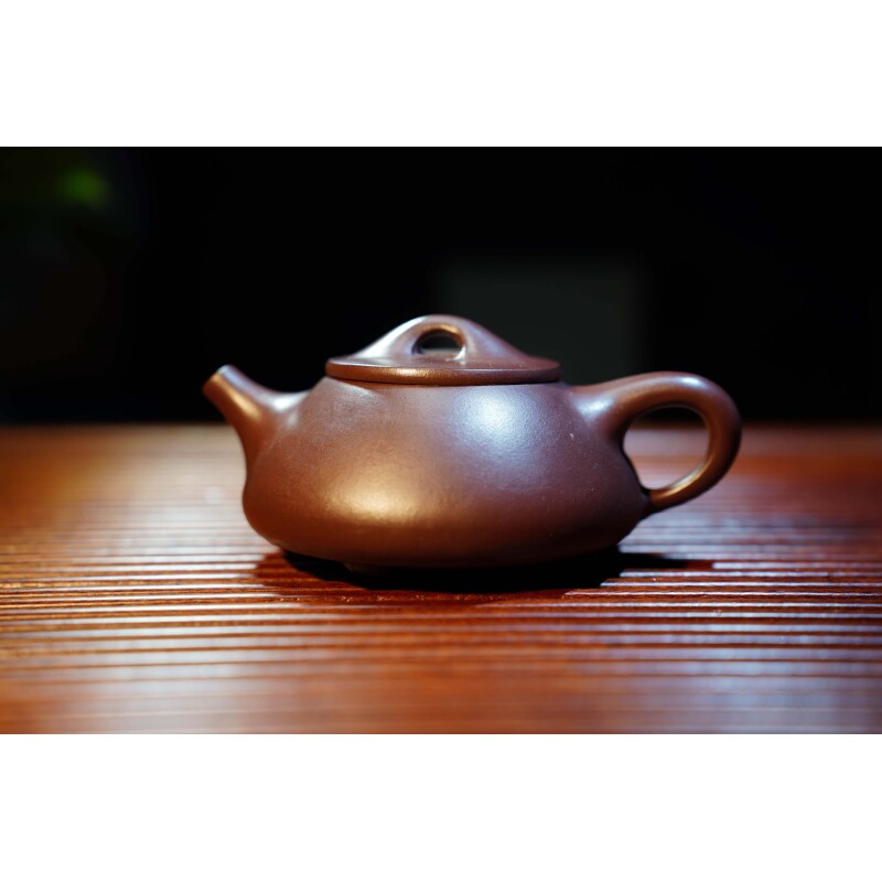 石红景舟石瓢壶【维】