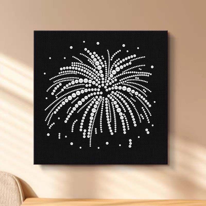 珍珠画手工diy材料包节日工艺画艺术家居立体装饰画