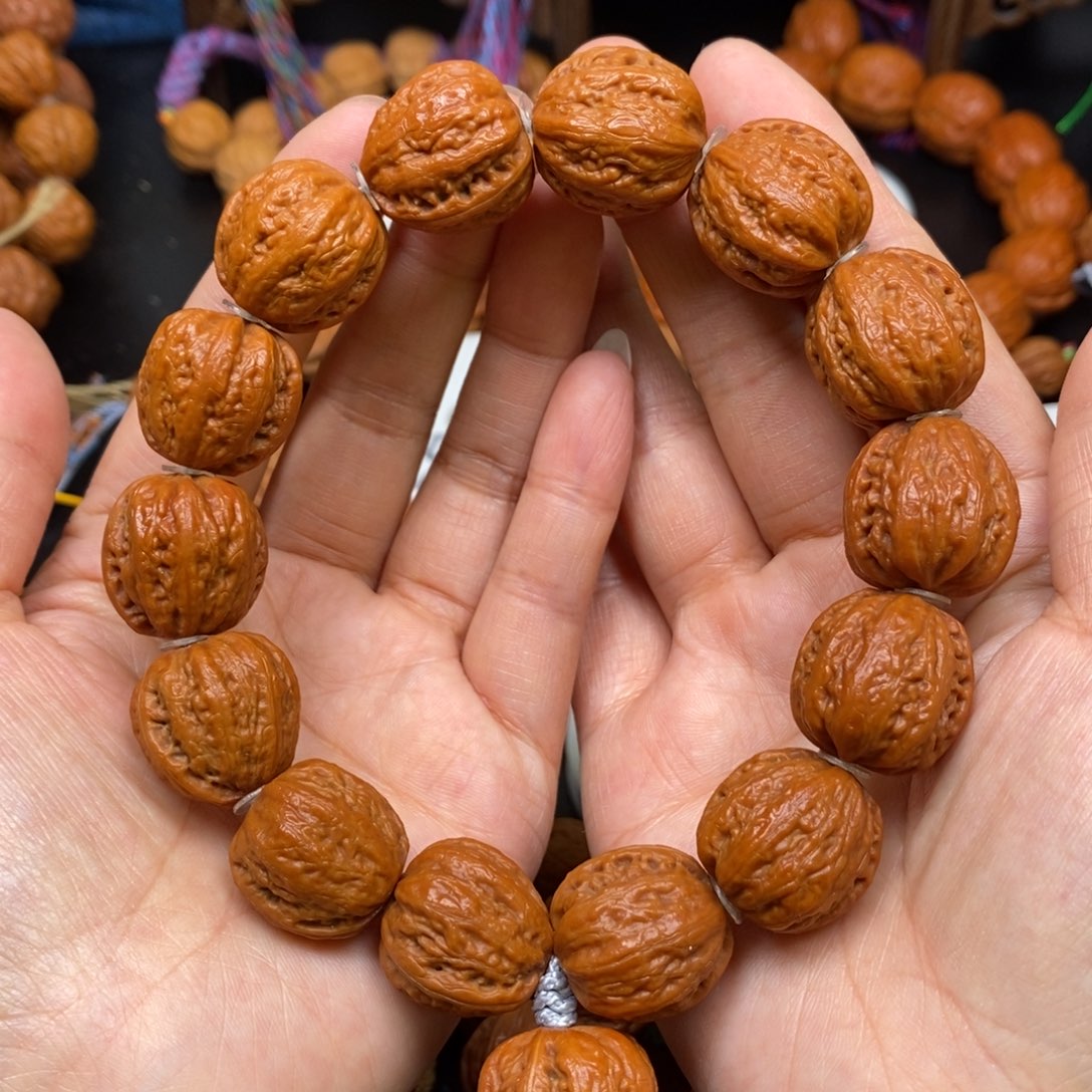 桃核手串粗筋八棱