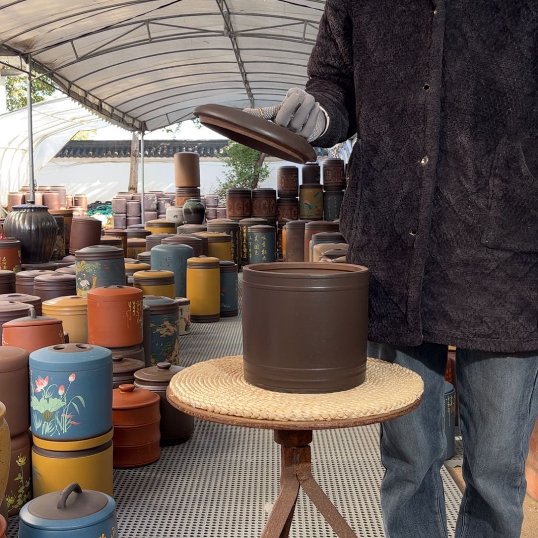 紫砂茶叶罐7 饼茶叶罐