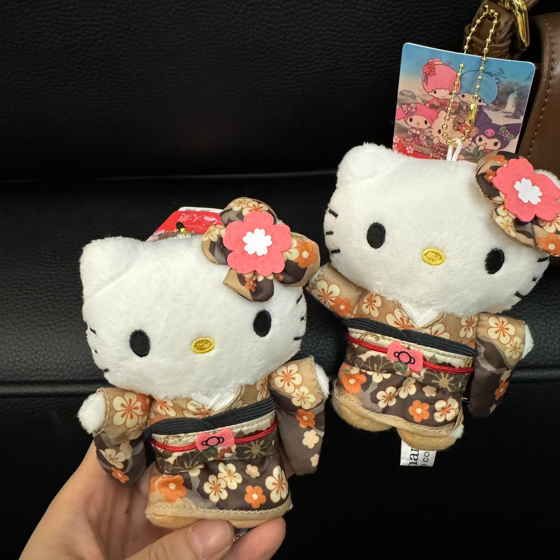 【萌物】江户大奥限定和服Kitty可爱毛绒挂件公仔玩偶包包挂件