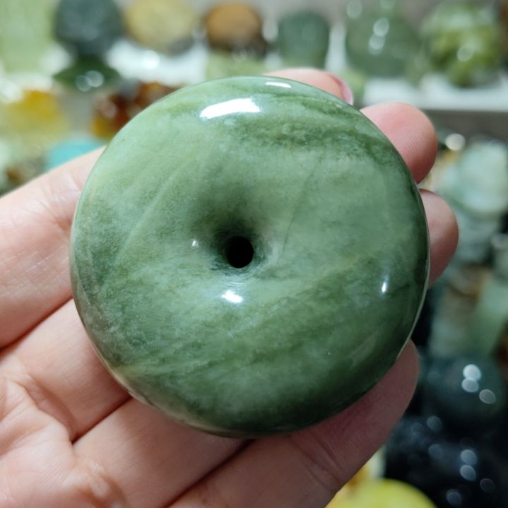 岫玉平安扣未镶嵌