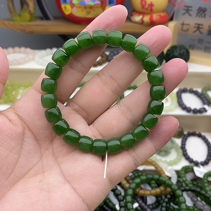 千***岁手链未镶嵌和田玉