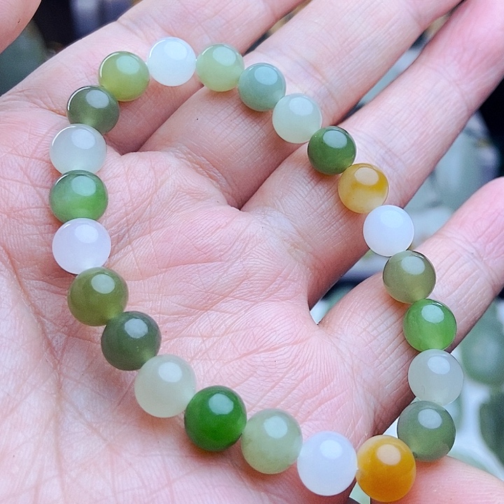 和田玉手串未镶嵌