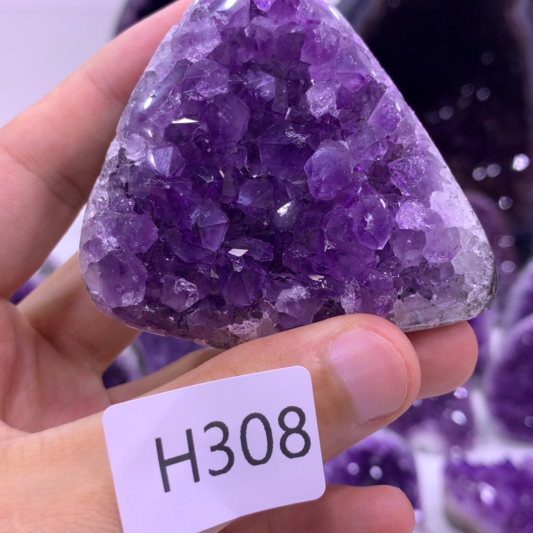 织绣乌拉圭紫水晶摆件308