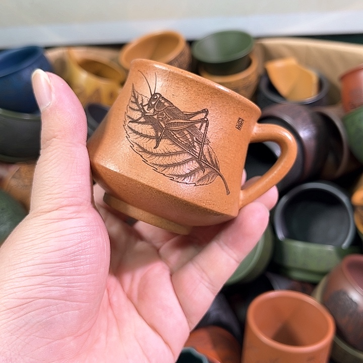 茶杯紫砂全手工紫砂主人杯