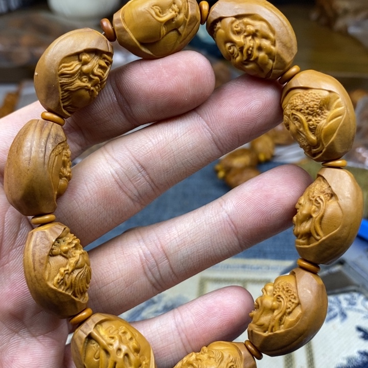 橄榄核手串/手链橄榄核雕工艺手串