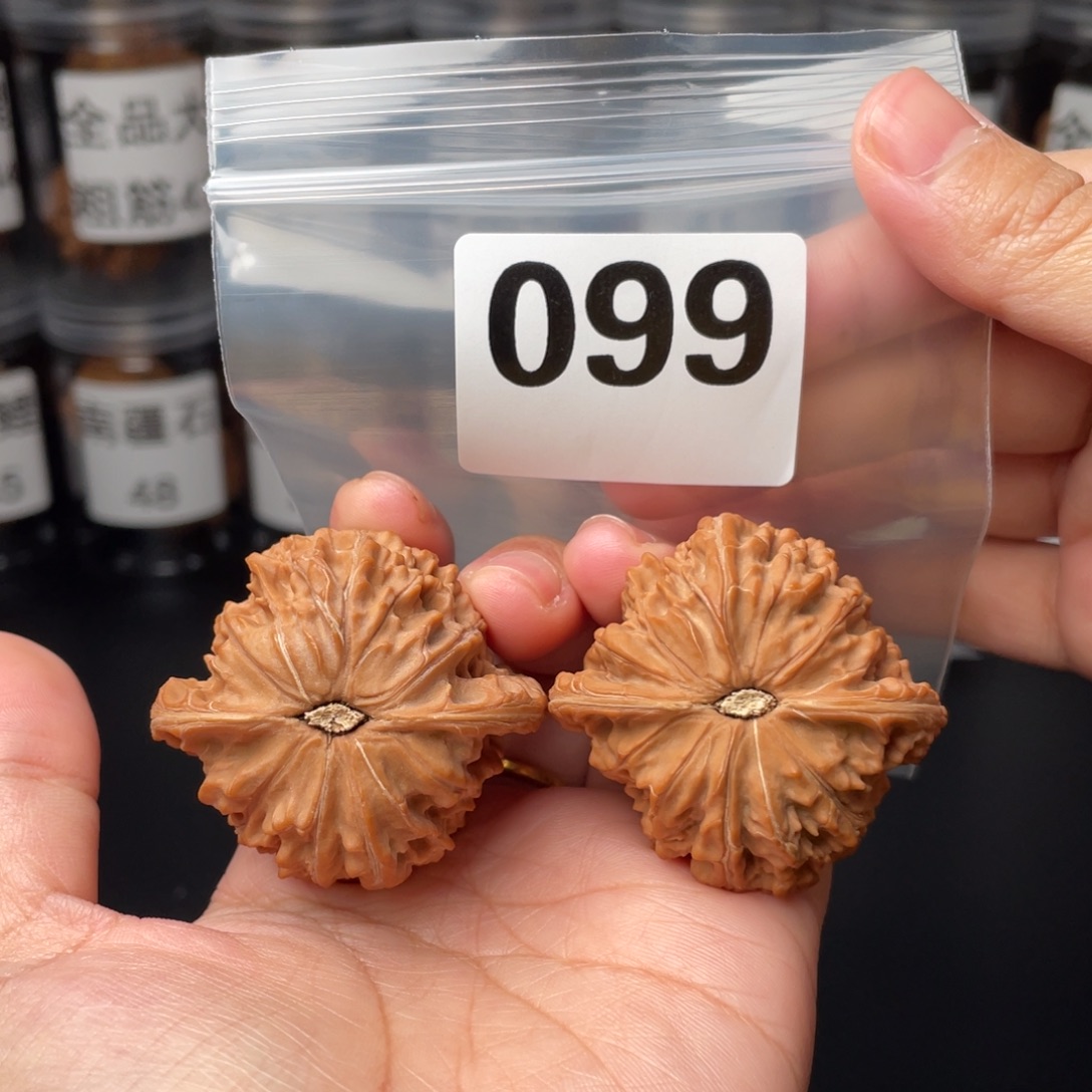 文玩核桃把件全品44磨盘