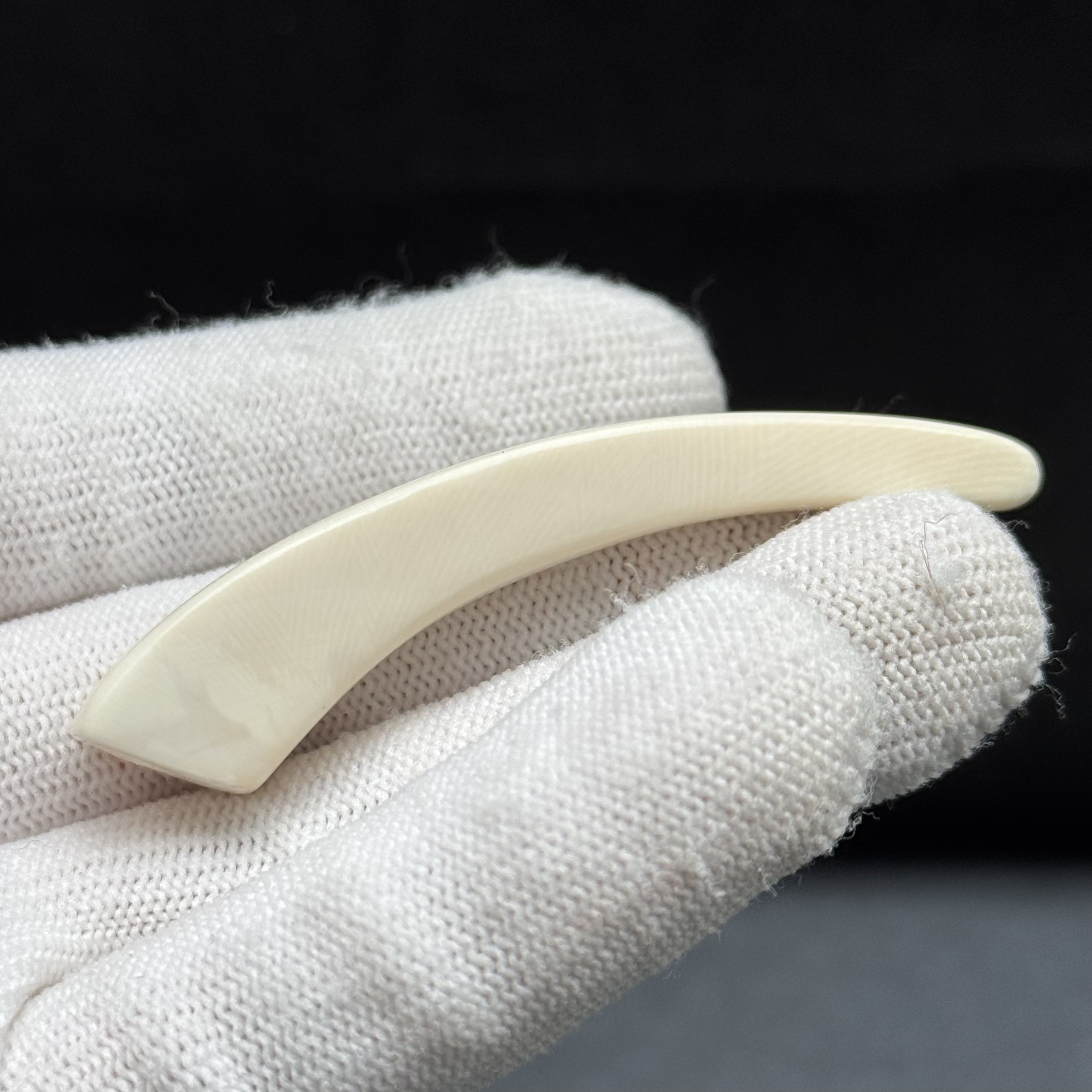 D3823天然猛犸牙 牙尖 65mm支持鉴定 假一罚四