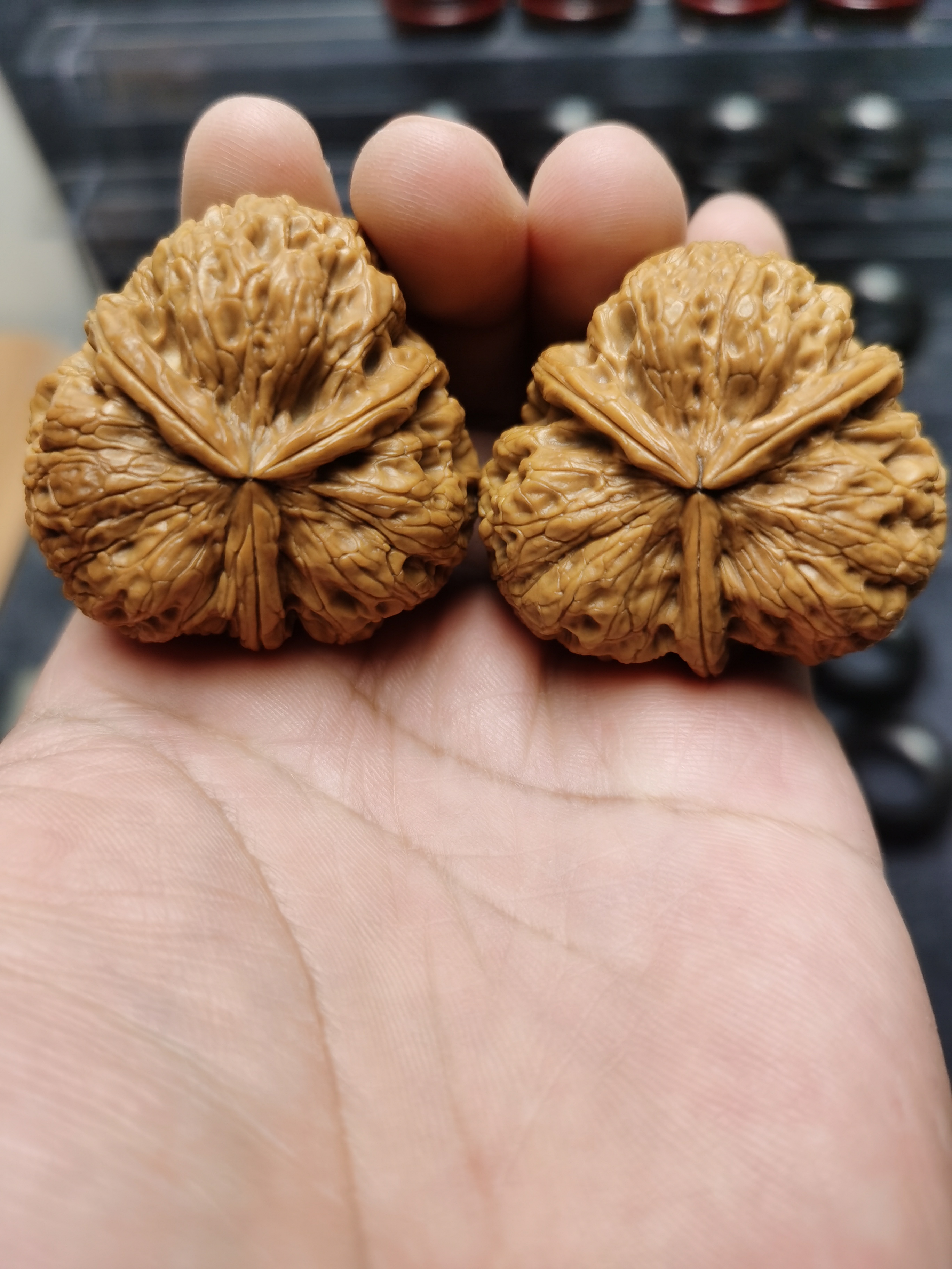 云铁堂臻选文玩核桃—悬崖峭壁