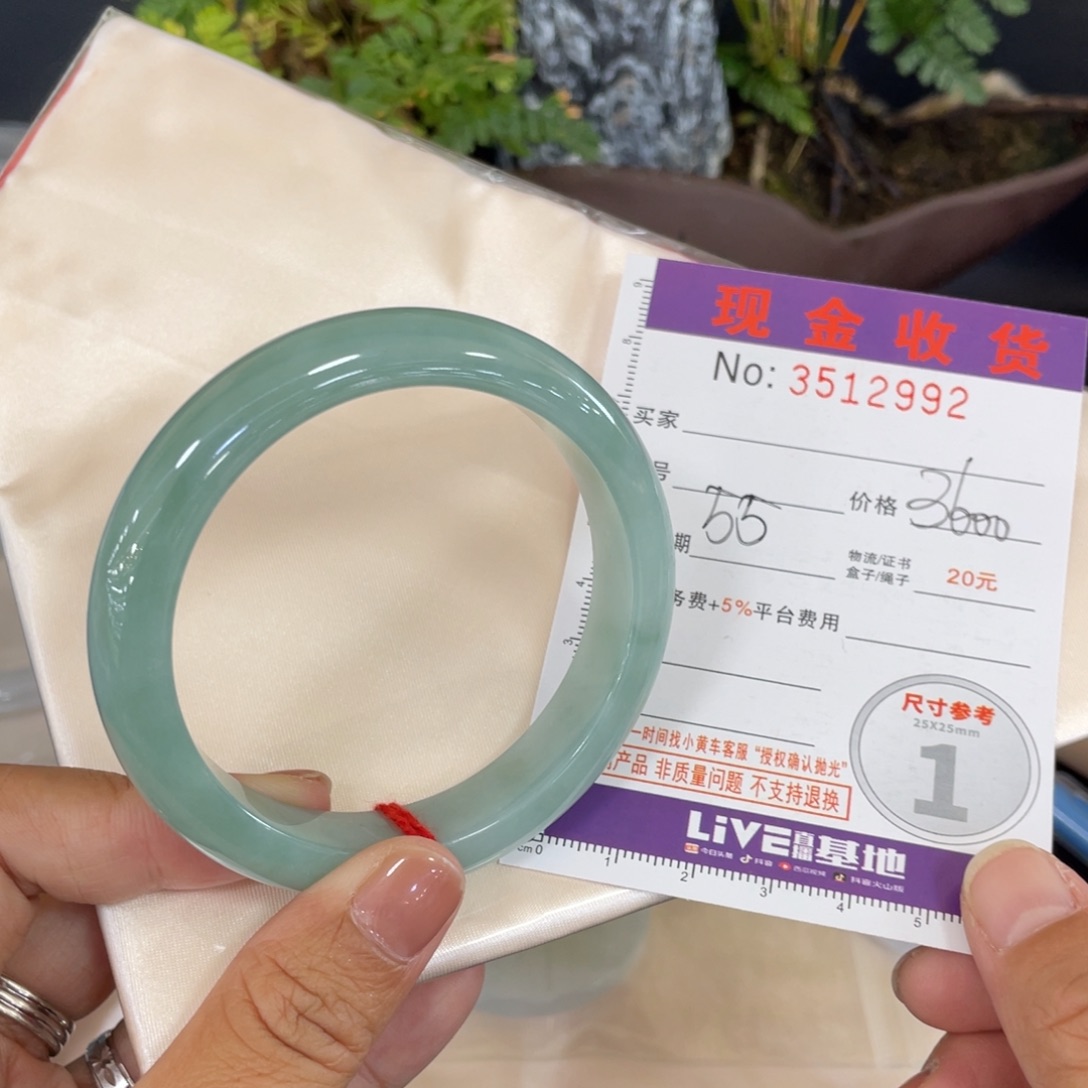 未镶嵌手镯翡翠大***二