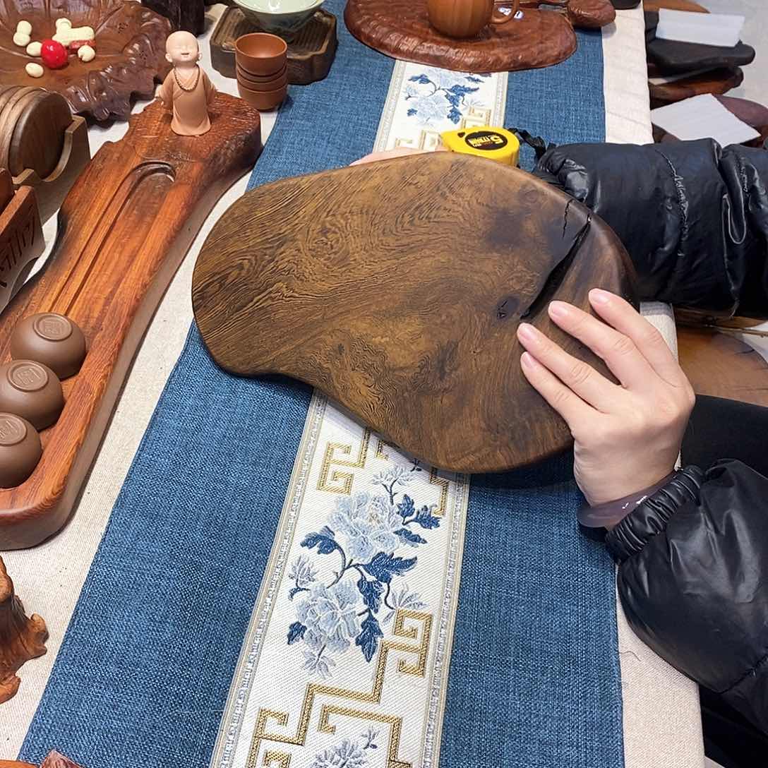 缅甸鸡翅木随形干泡