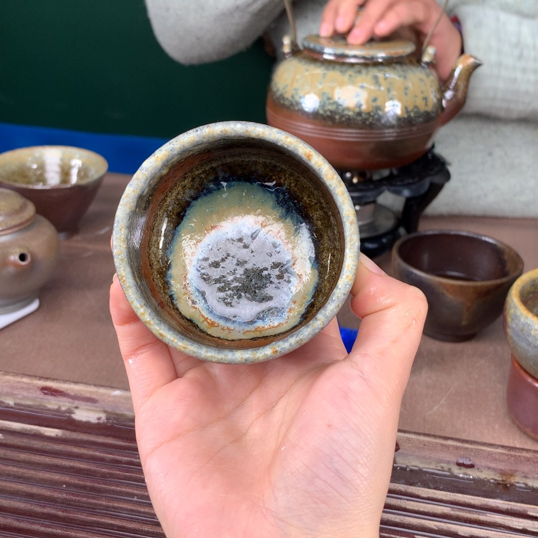 紫砂茶壶燊**息纯自然柴烧