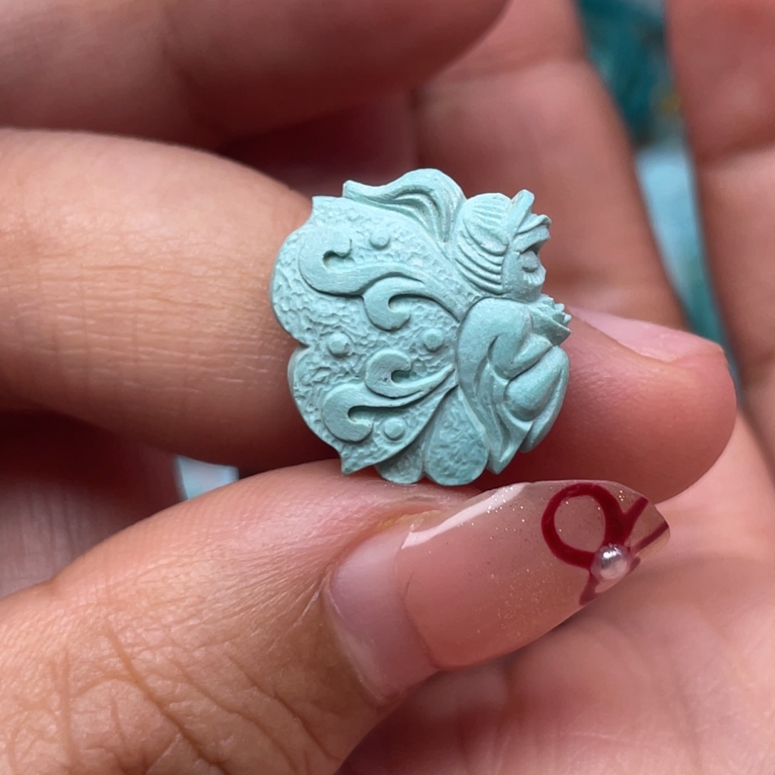 未镶嵌绿松石740绿松石