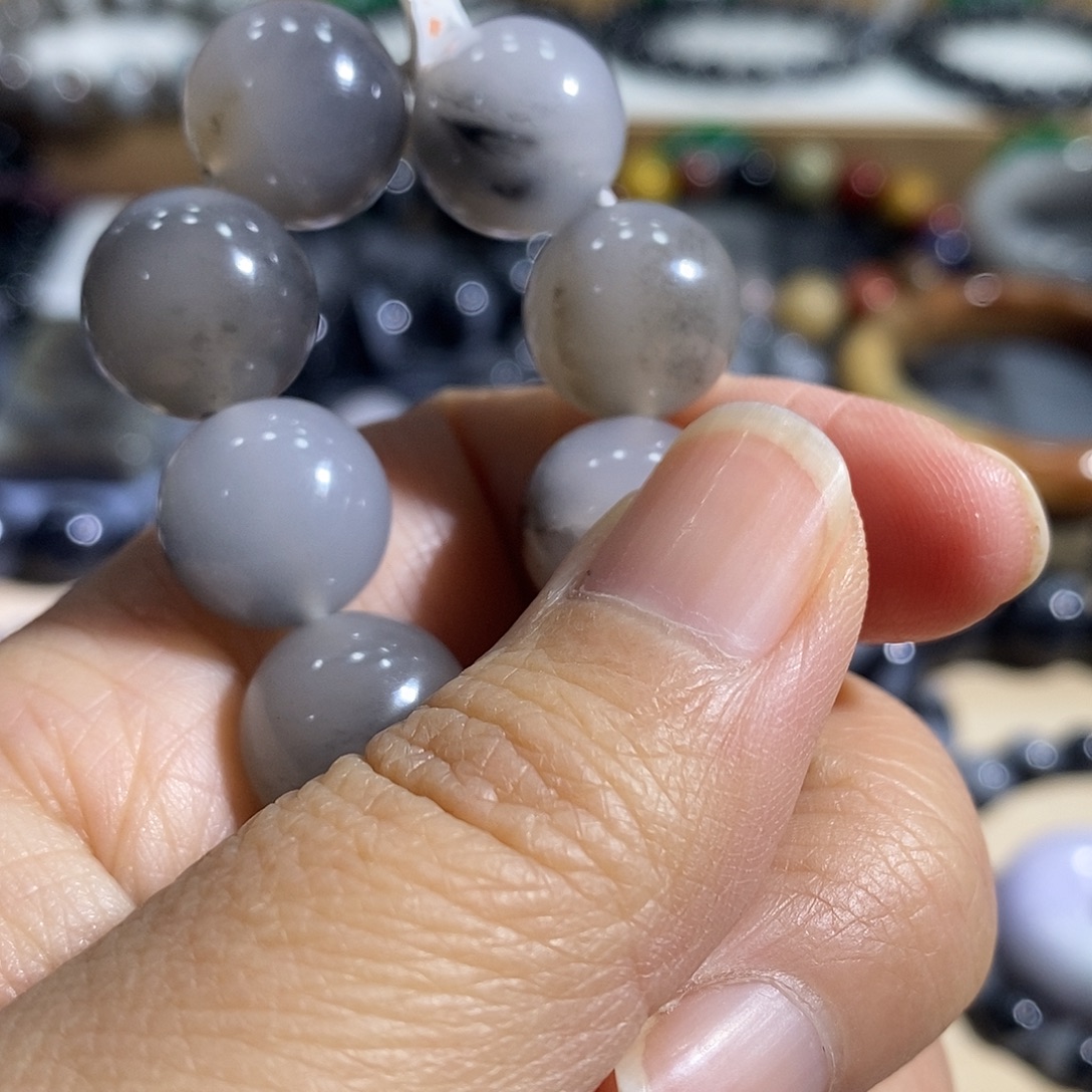 心***境石英质玉未镶嵌手链