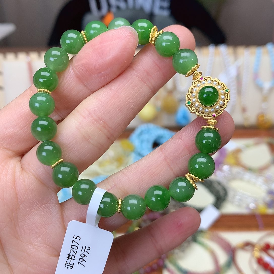 和田玉手链未镶嵌