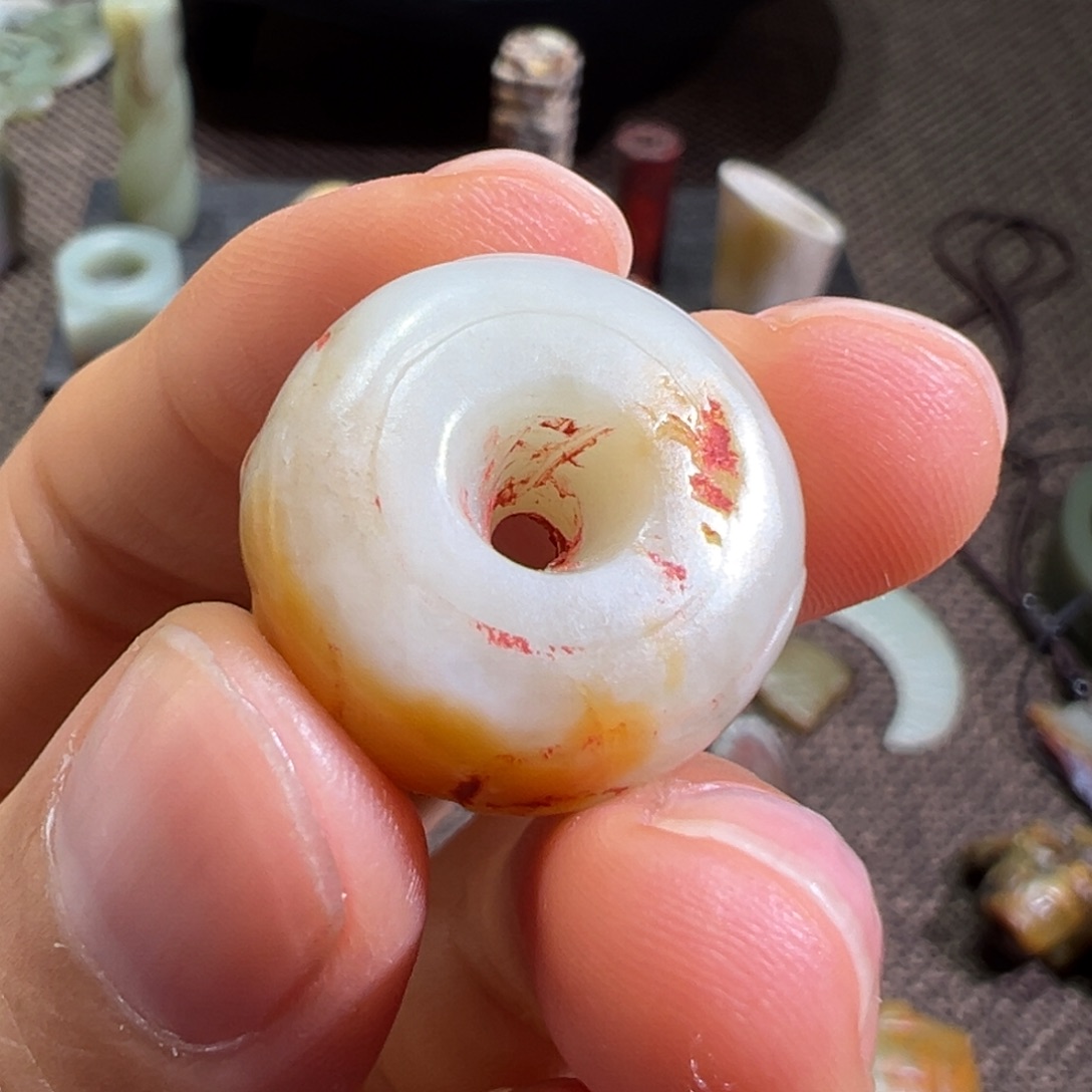 清***流和田玉未镶嵌挂件