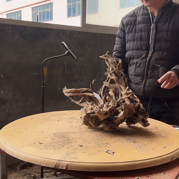 木材鱼缸造景根雕摆件108