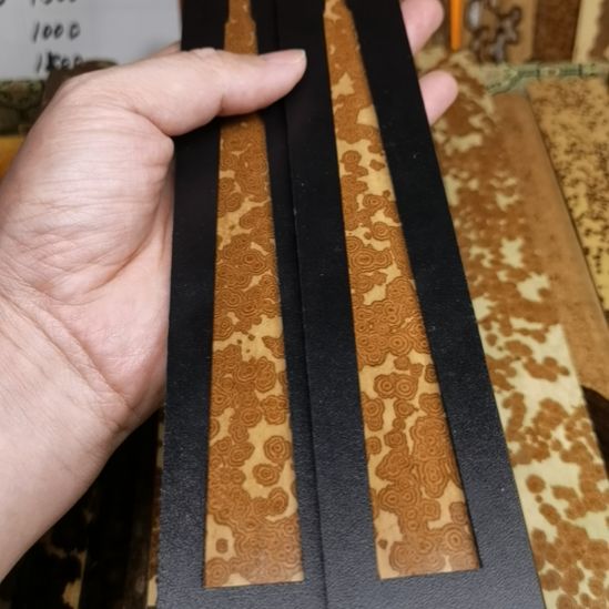 扇子满花绿春扇料