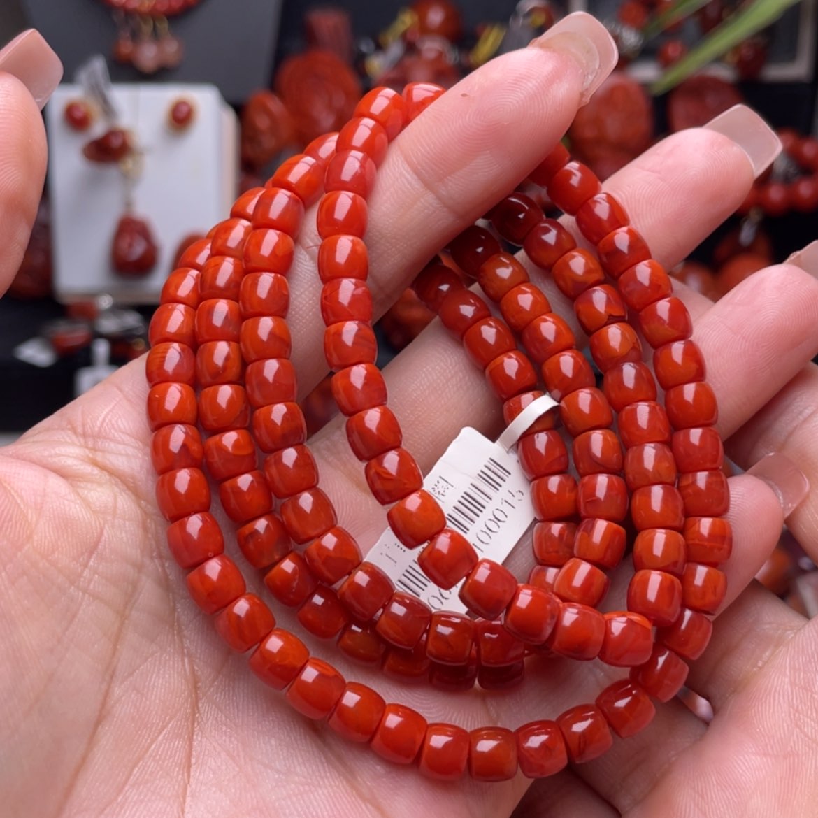 【闪购商品】南红玛瑙6➕直切佛珠未镶嵌