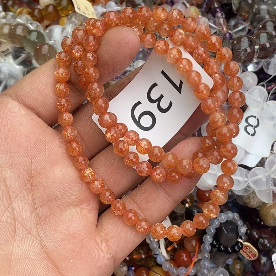 未镶嵌手链日光石