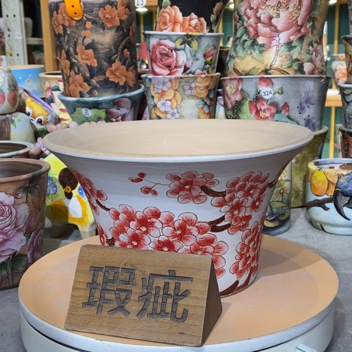 红陶景德镇艺术手绘作品