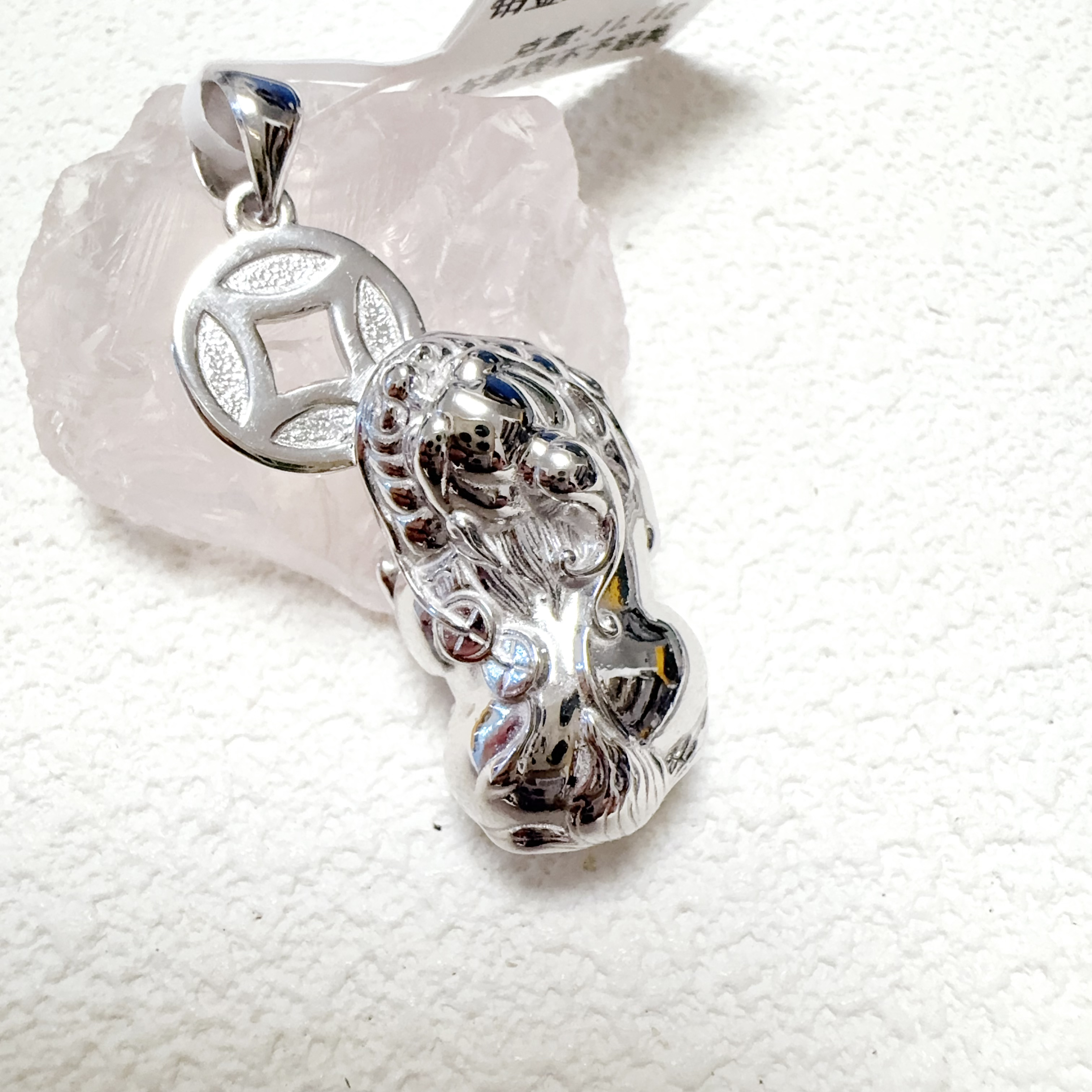 铂金pt950吊坠貔貅精致时尚百搭复古