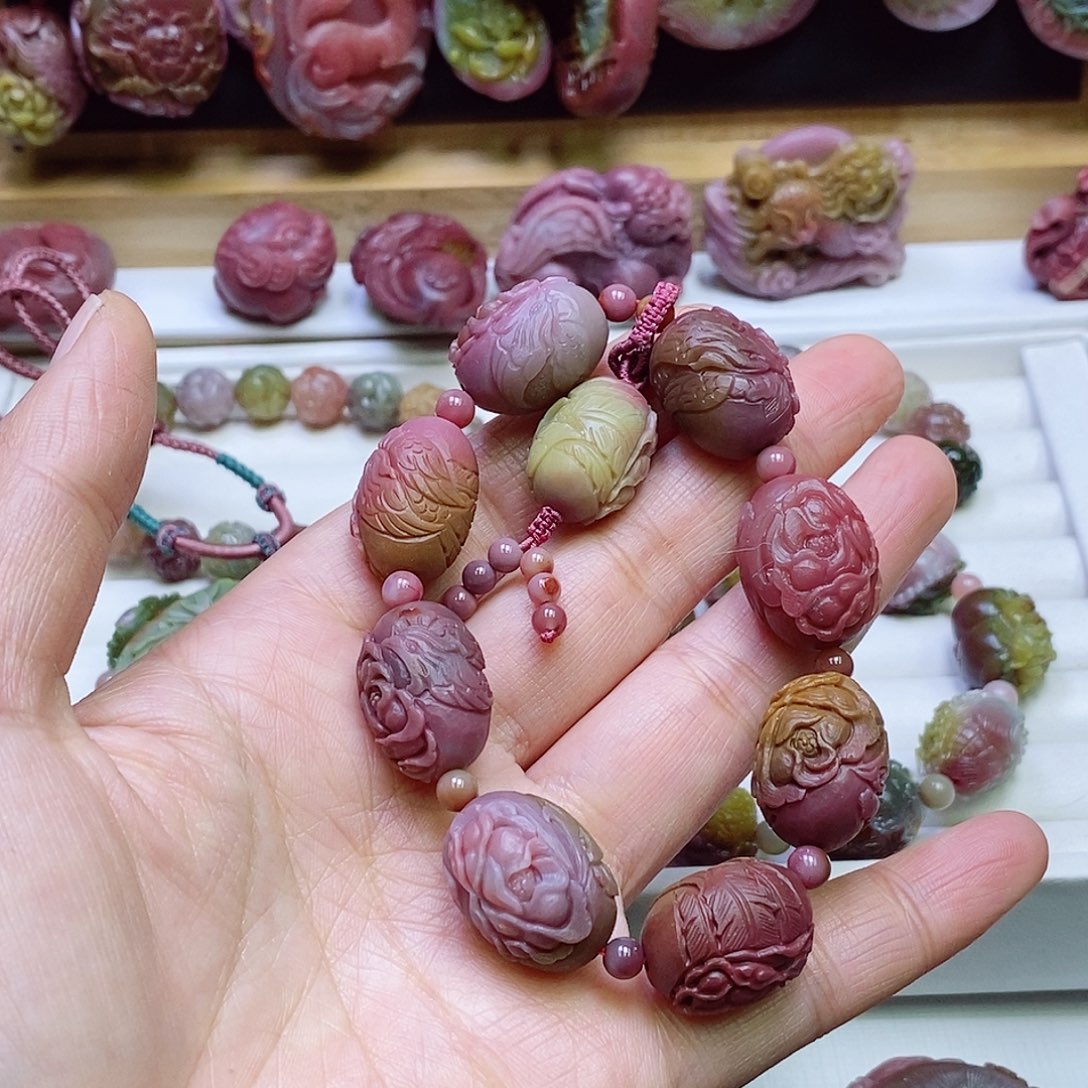 玛瑙/玉髓盐源玛瑙手链未镶嵌