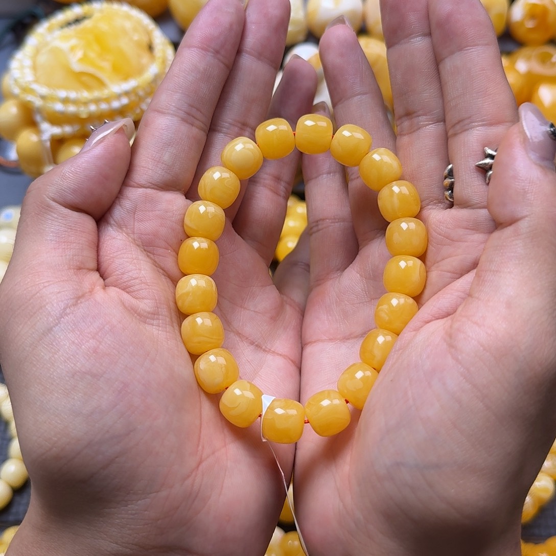 未镶嵌蜜蜡珠宝奇石同料12mm