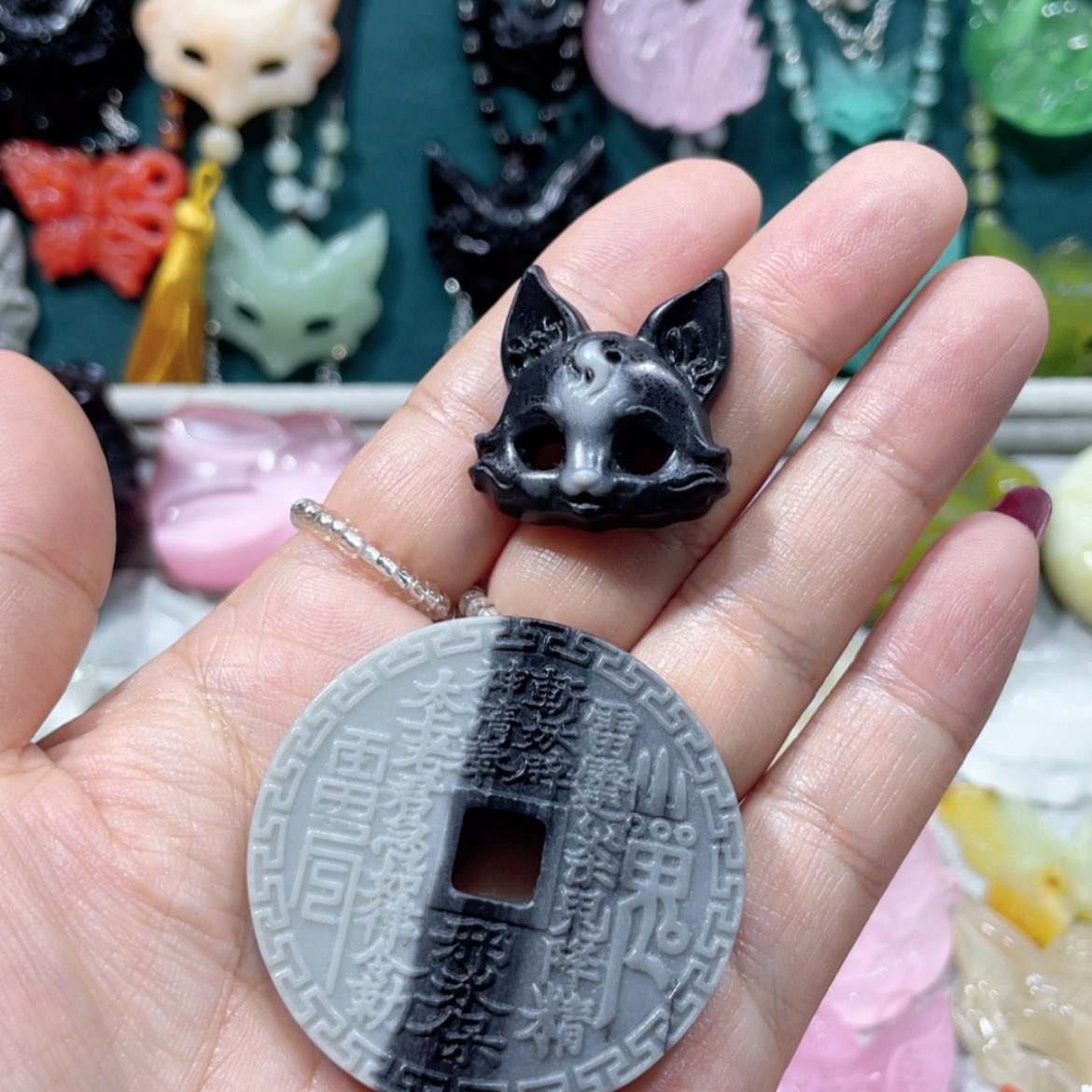 【闪购商品】未镶嵌岫玉颈饰柠**ゝ28包挂