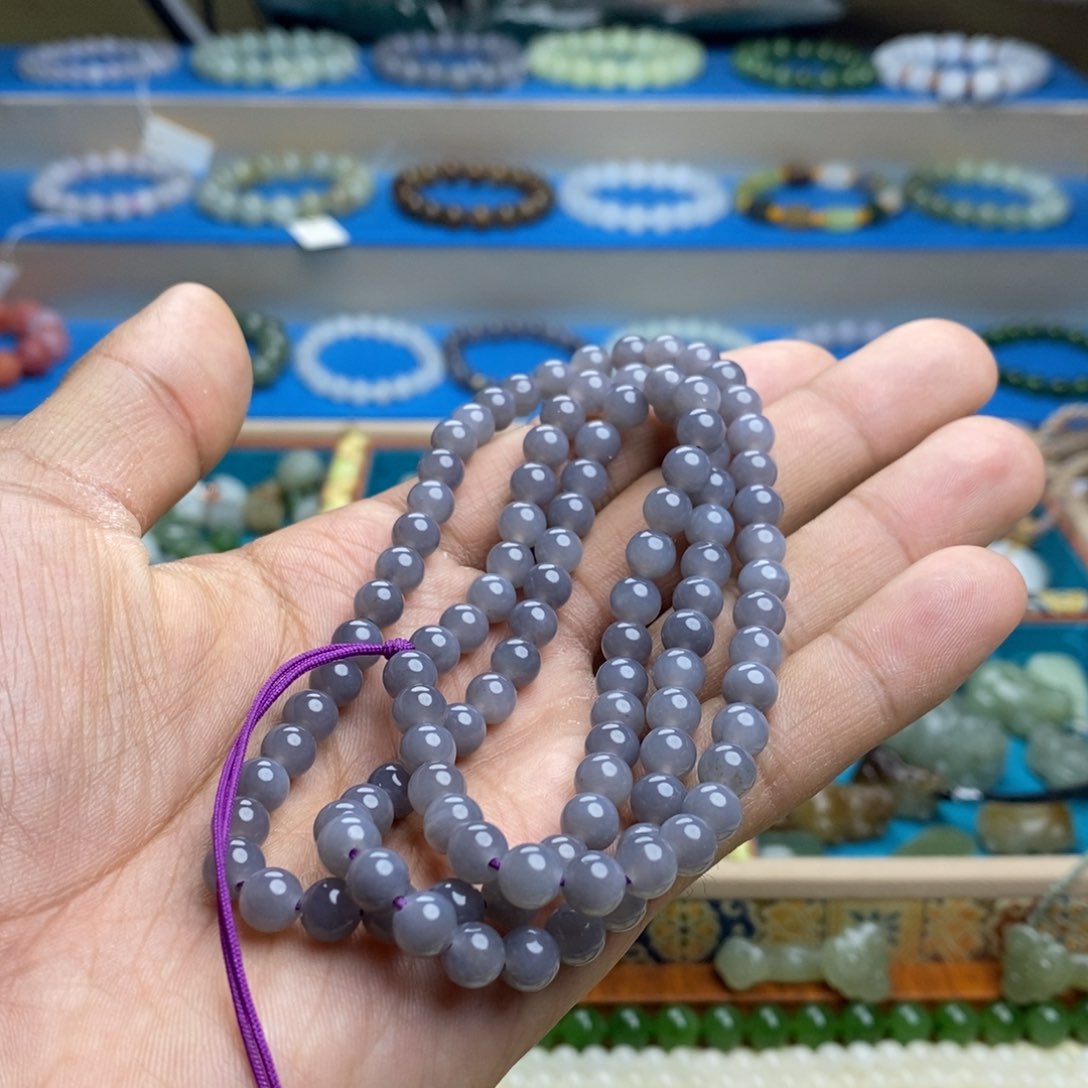 和田玉手串未镶嵌