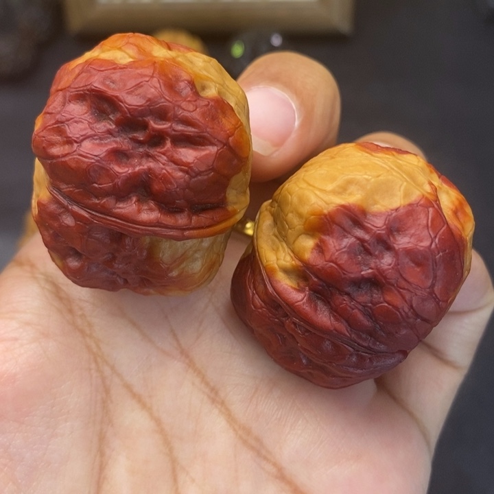 把件文玩核桃37尺方尊金蟾