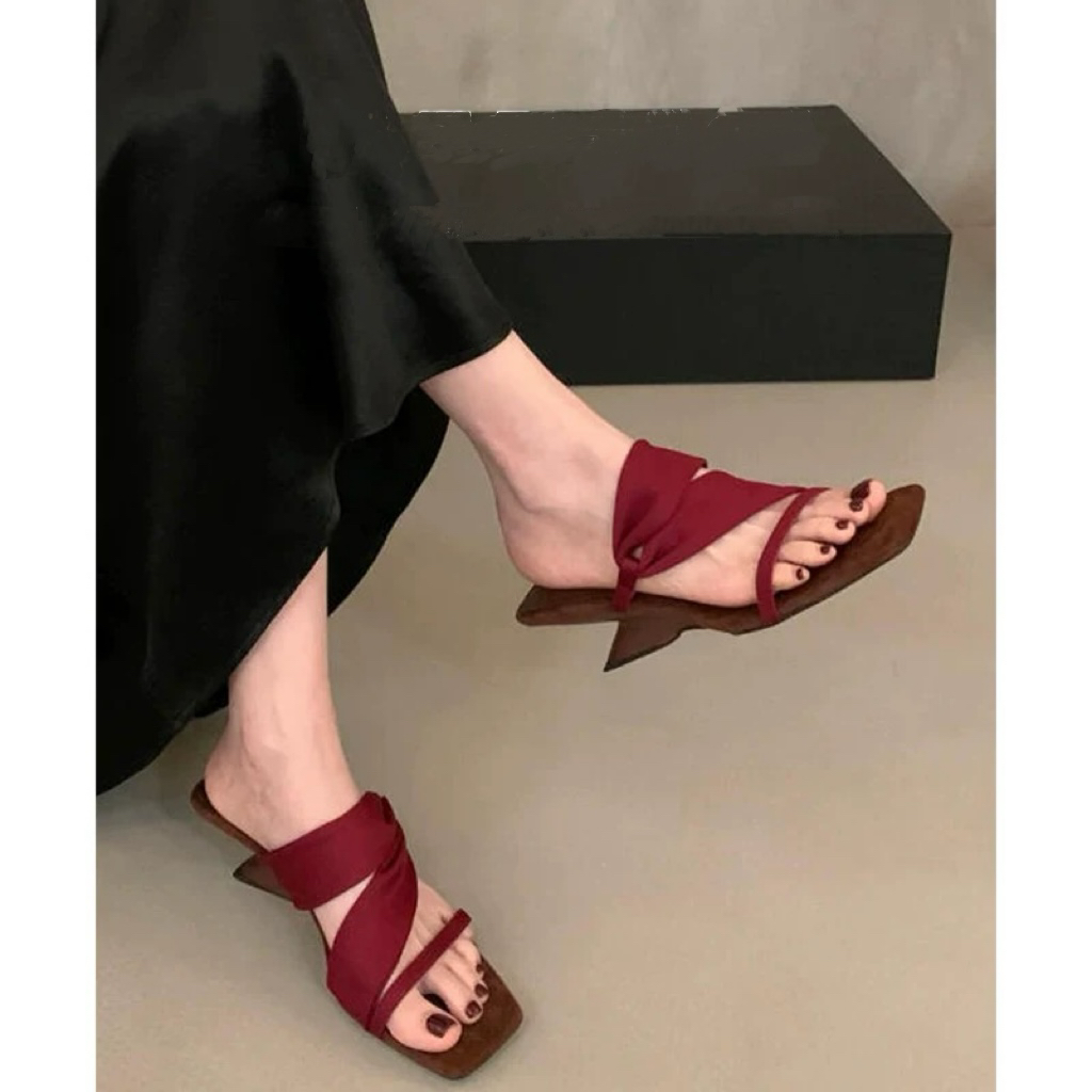 巨好穿 惠子家1-64气质小众复古单鞋高跟女时尚百搭夏季法式感