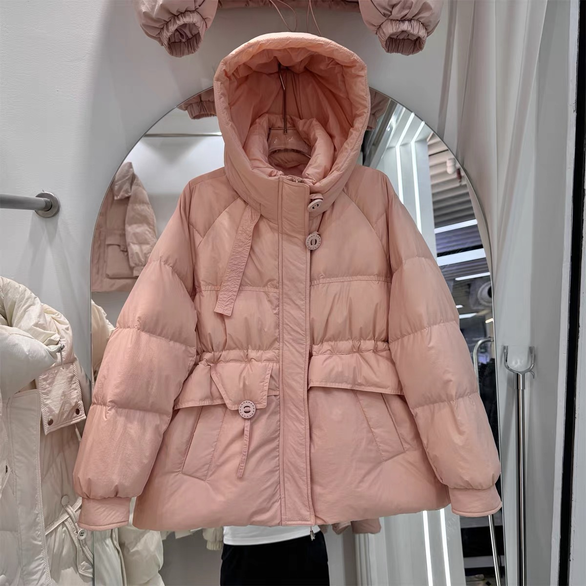 【表妹短】小个子羽绒服女短款加厚韩版白鸭绒冬装新款