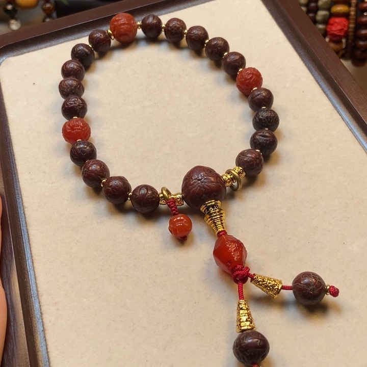 菩提把件未镶嵌凤眼菩提子