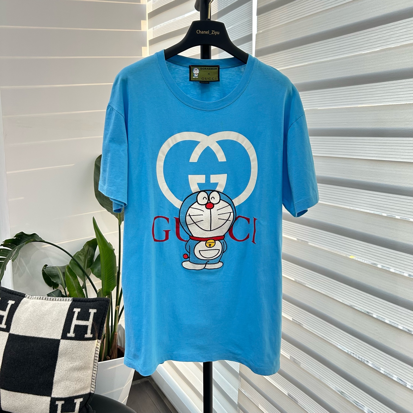 99新 GUCCI/古驰 Gucci古驰哆啦A梦联名款短袖T恤 S码