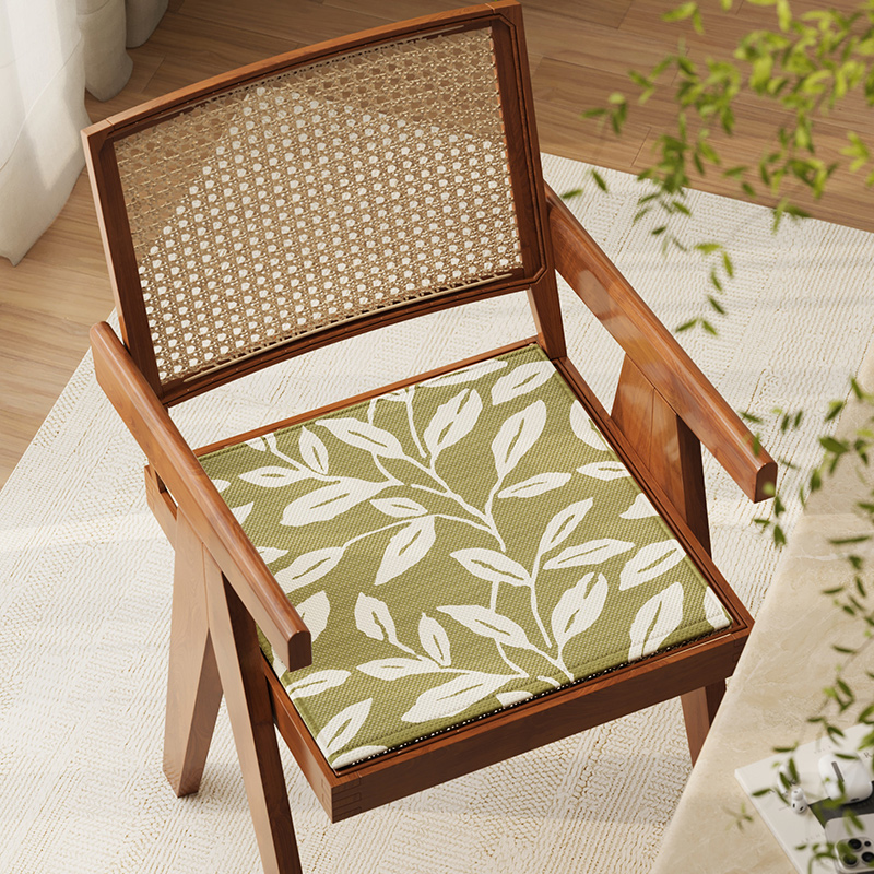 夏季冰丝坐垫办公室椅垫久坐屁股透气防滑冰丝凉席椅子垫凳子垫