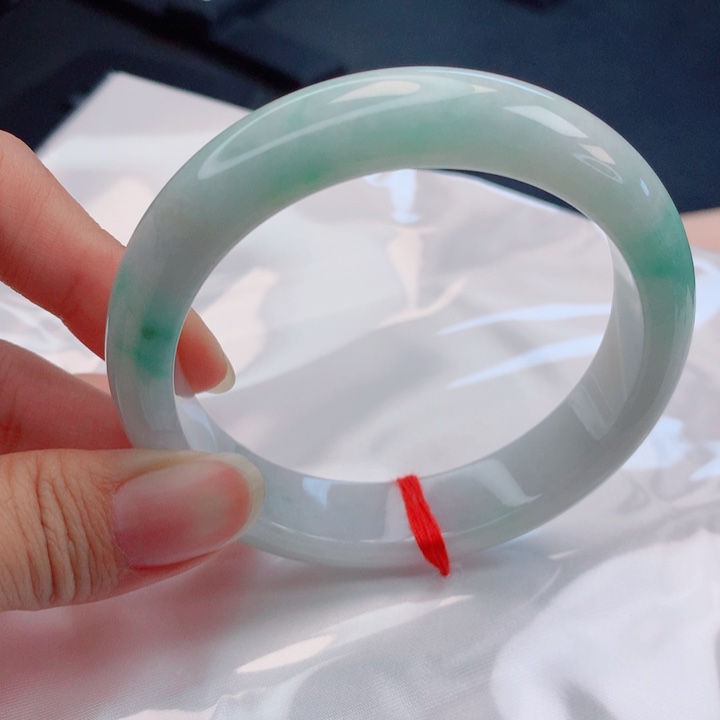 未镶嵌手镯翡翠58圈