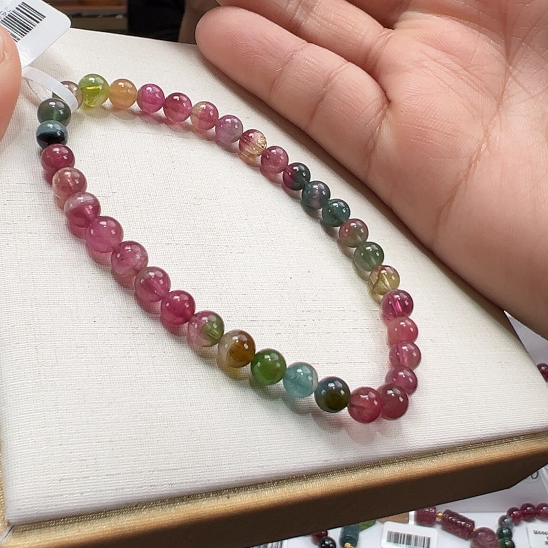 碧玺手串未镶嵌5mmmmmmmm