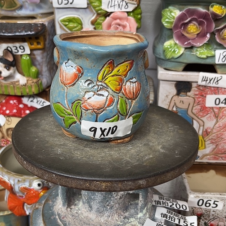 粗陶材质多肉花盆