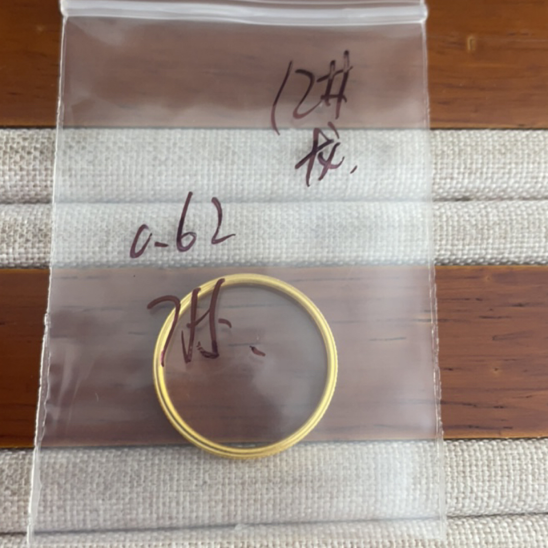 克重0.62 12号 龙鳞戒指 足金999