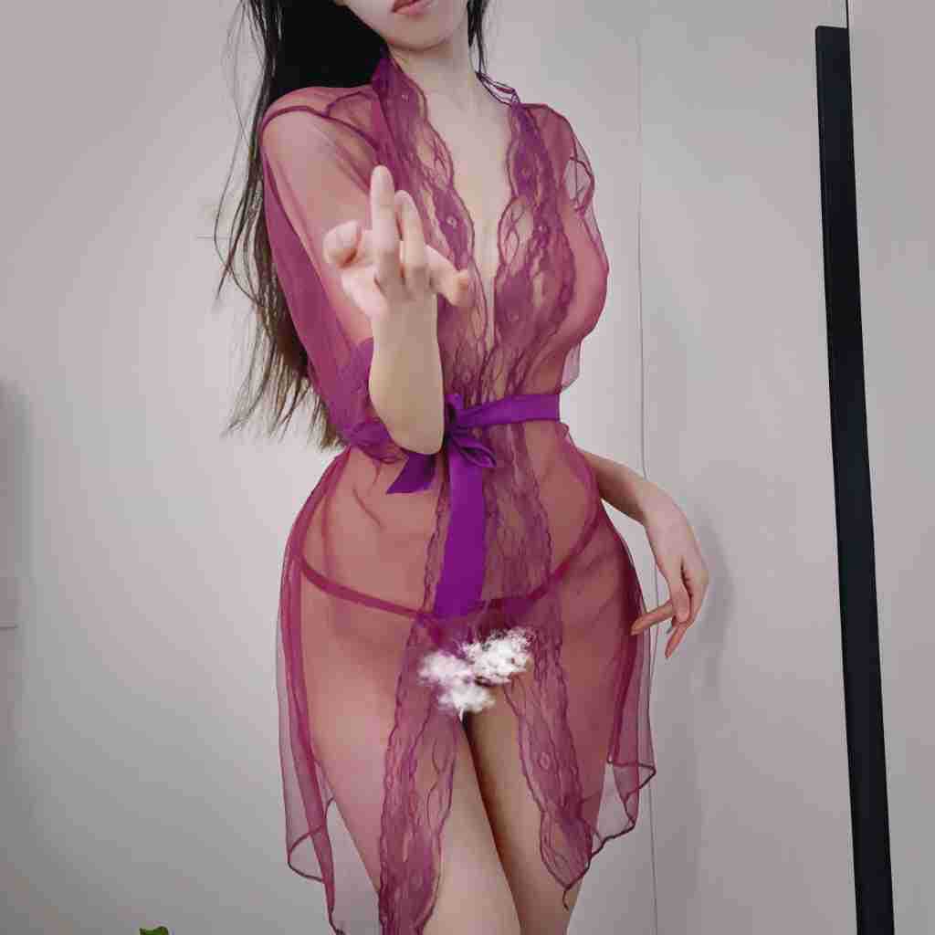 【快活谷】2025新款爆款家居服性感A字裙蝴蝶睡裙花边qq睡衣