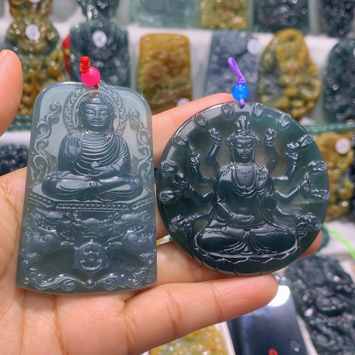 吊坠(不含链)未镶嵌翡翠小****师