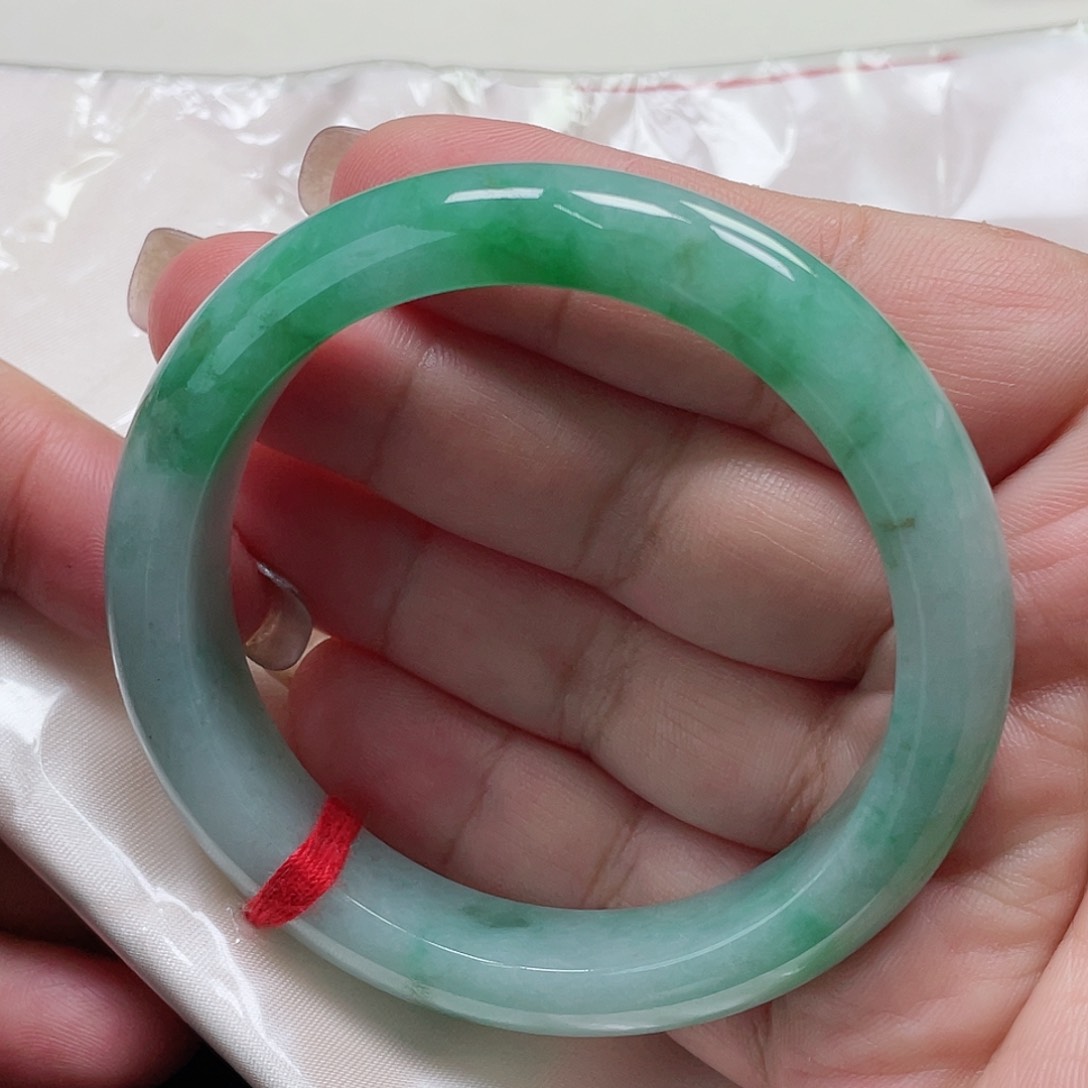 未镶嵌手镯翡翠缅甸翡翠手镯56圈