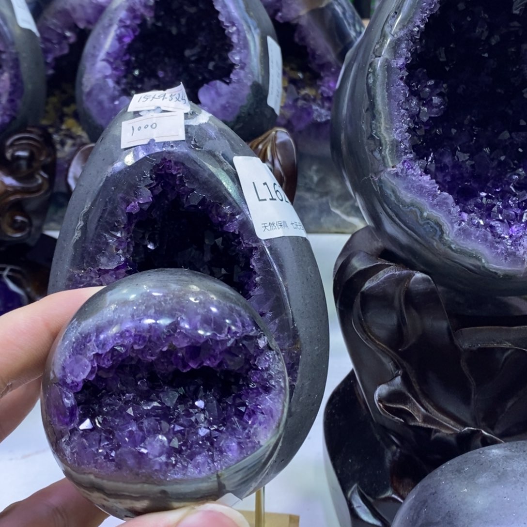 紫晶紫水晶1622未镶嵌相*相