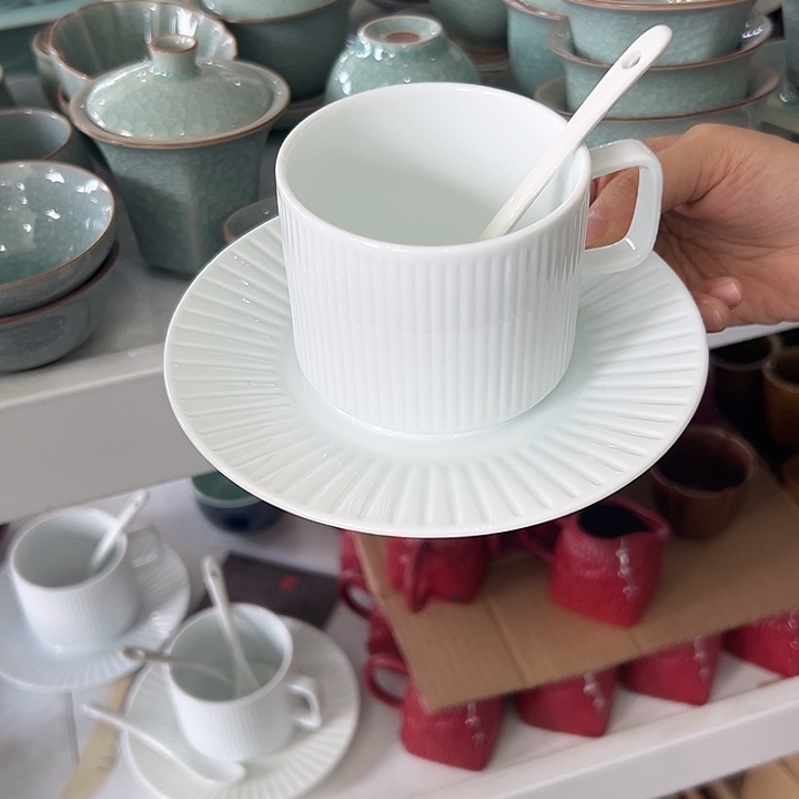 龙泉云间青瓷小米茶器