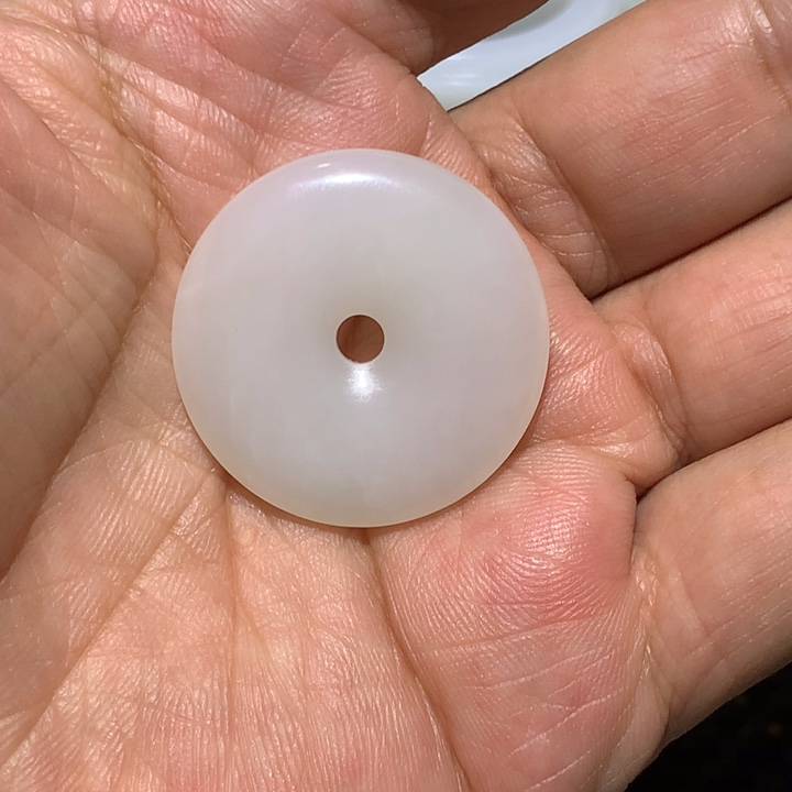 和田玉（白玉）颈饰未镶嵌荔****走