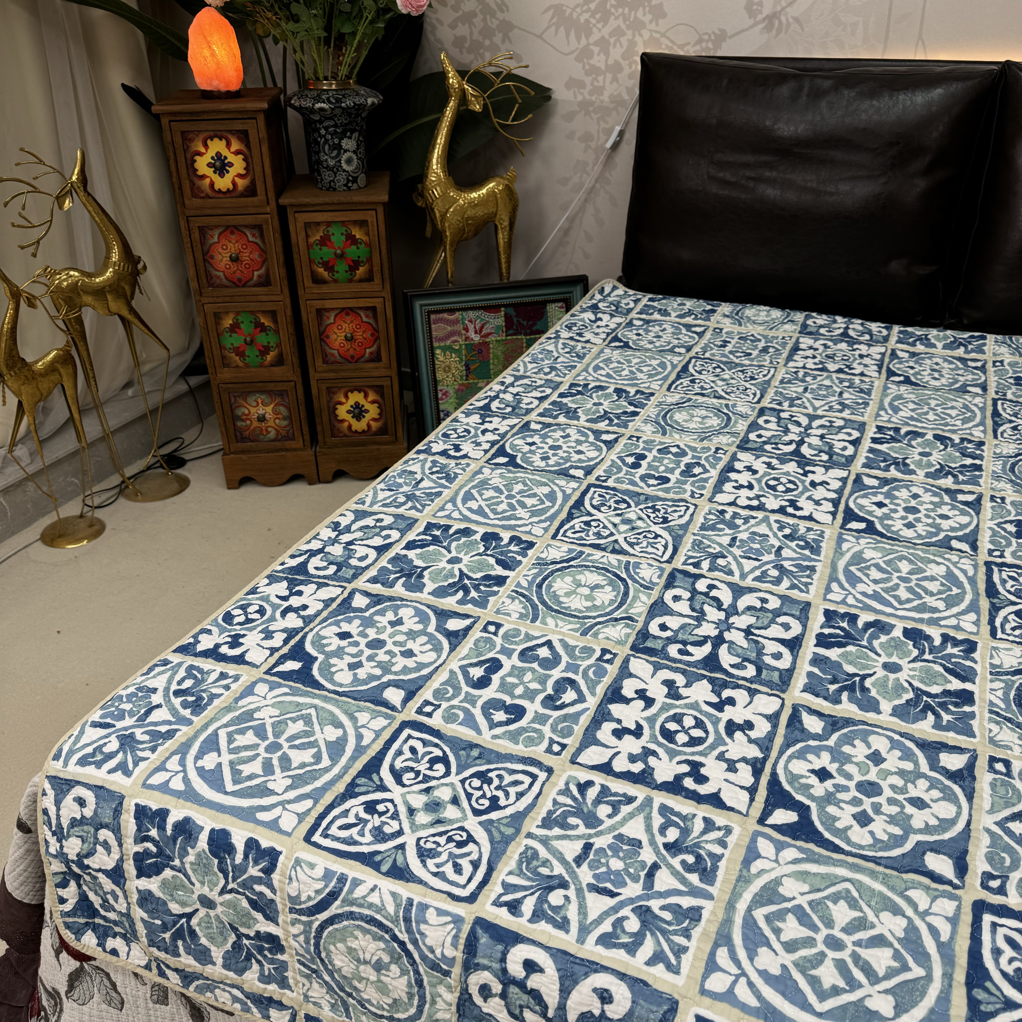 【赫彩生活专属】单人床盖棉绗缝沙发垫飘窗垫罗汉床垫