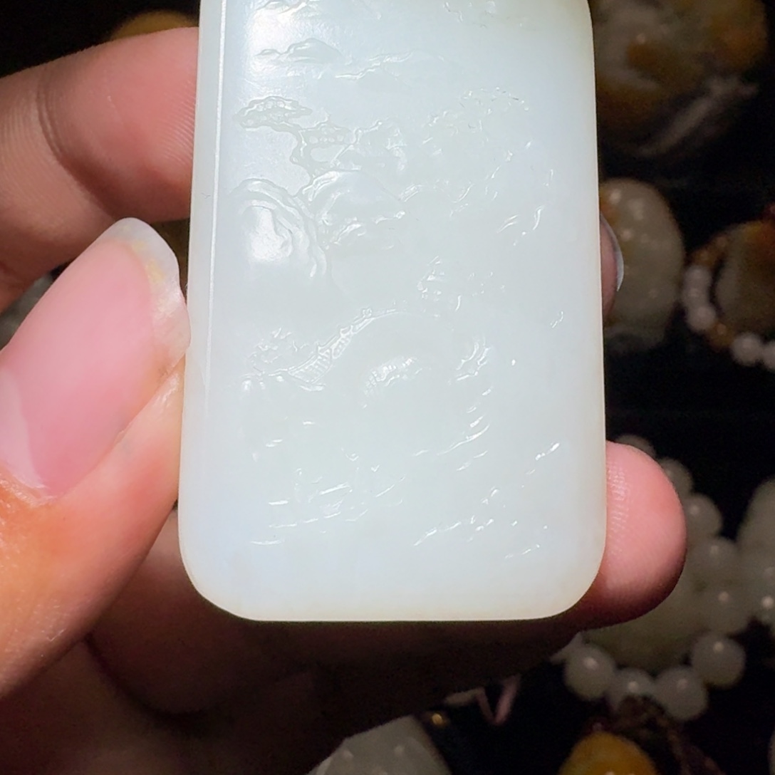 和田玉颈饰未镶嵌胧*风