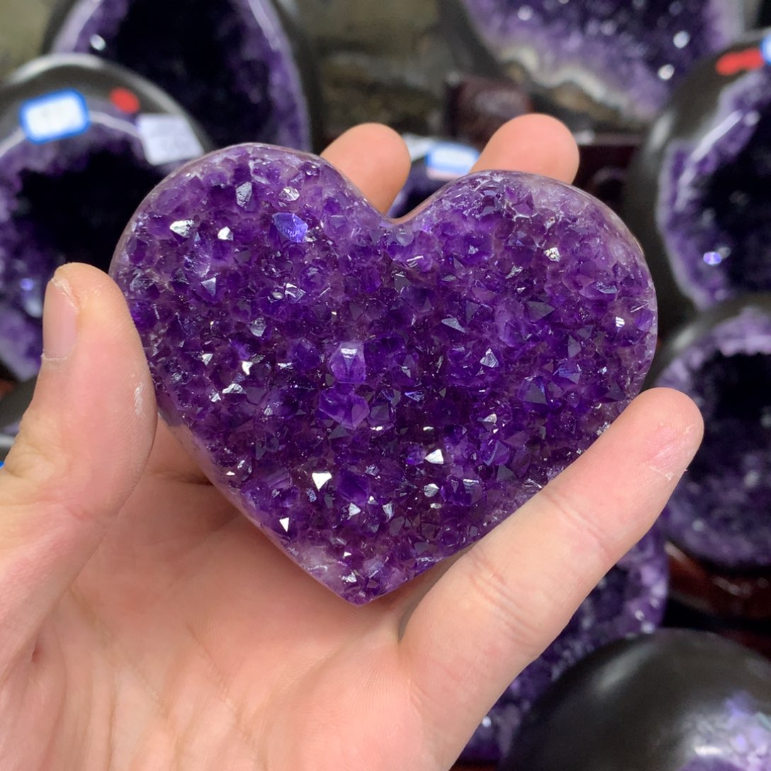 未镶嵌大型摆件（非配饰）紫晶小葛